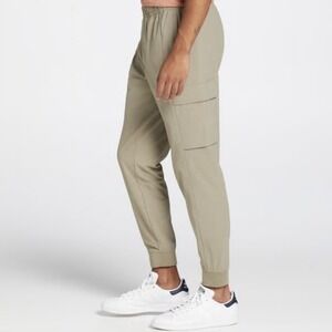 VRST Limitless Cargo Jogger Beige Slim Fit Tapered Performance Stretch Mens XXL
